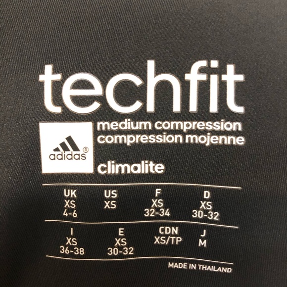 adidas black and purple tights - Picture 4 of 4